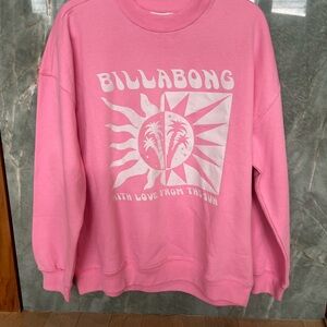 Billabong Pink Sweatshirt